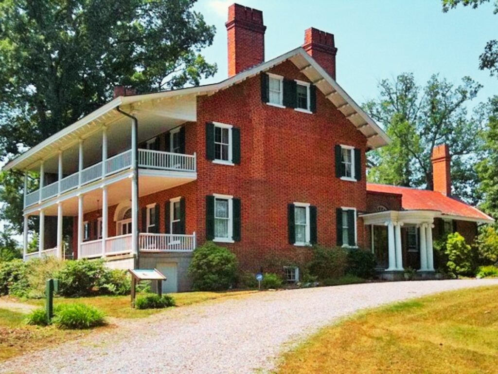 Out side the Smith-McDowell House Museum