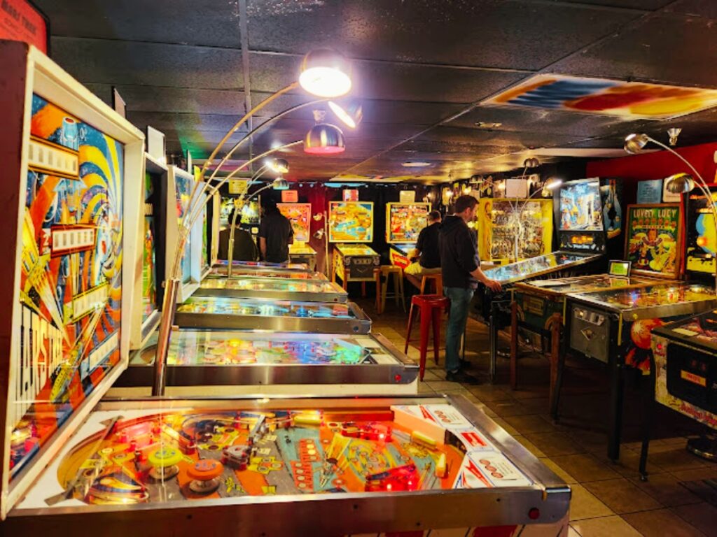 Inside Asheville Pinball Museum